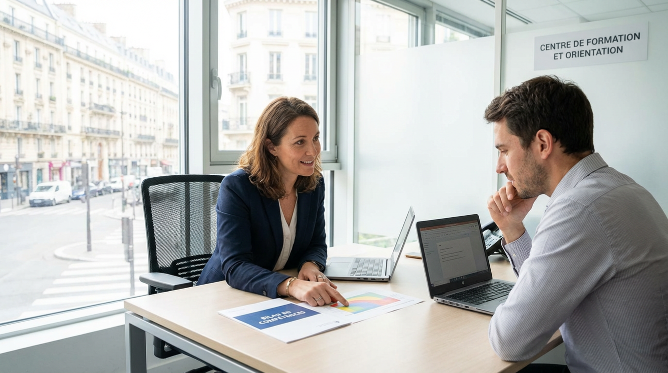 Séance d’accompagnement pour un bilan de compétences : conseil personnalisé et orientation de carrière