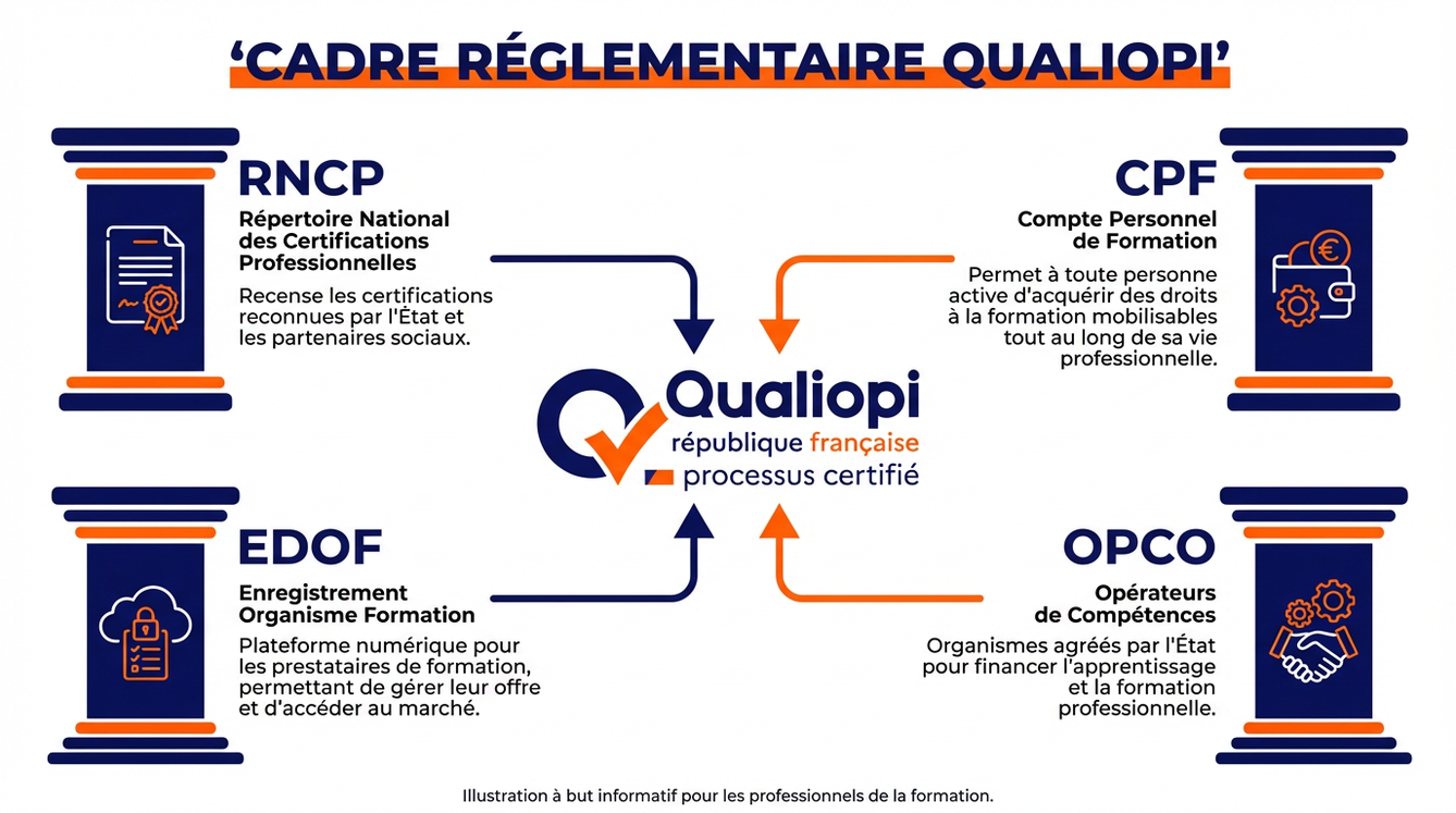 Cadre réglementaire Qualiopi pour les formations 3 mois